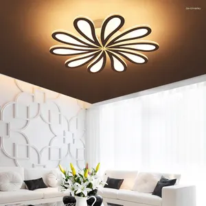 Plafonniers Lotus Fleur Cristal Lumière Lustre Chevet Aluminium Couloir Lampe LED Luminaria Ligting
