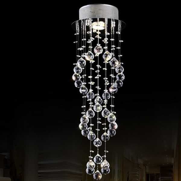 Plafonniers LukLoy El Lobby décoratif cristal lumière allée couloir lampe maison salon balcon porche Simple petit