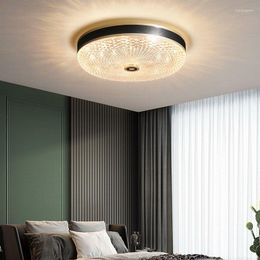 Deckenleuchten Luxus Moderne Led Minimalist Kristall Runde Kronleuchter Leuchte Für Zuhause Wohnzimmer Schlafzimmer Studie Innenbeleuchtung Dekor