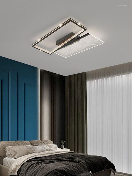 Luces de techo Led minimalista para absorber la luz de la cúpula Línea de lujo Dormitorio Catálogo creativo simple para lámparas y linternas nórdicas Lie