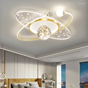 Plafondverlichting Moderne slaapkamerlamp Gepersonaliseerde kinderkamerkroonluchter Creatieve LED-studie Binnendecoratief licht