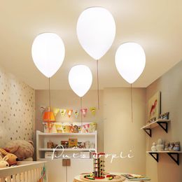 Luces de techo Moderno Creativo Blanco Globo de vidrio esmerilado Cálido Romántico Lámpara linda para la habitación de los niños Dormitorio para niños