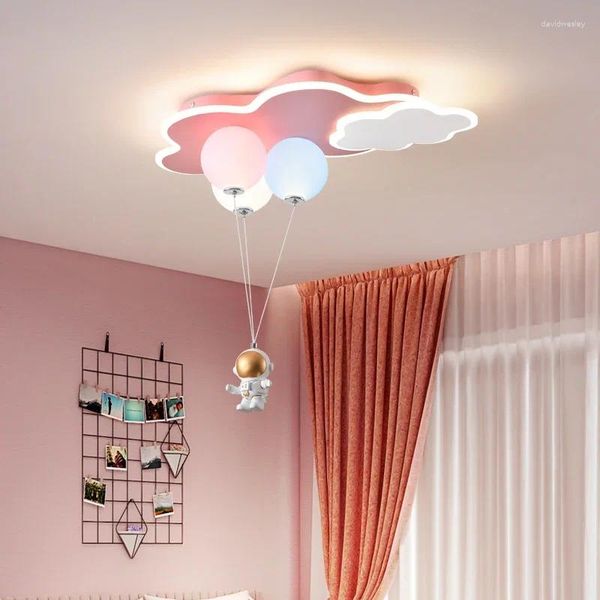 Plafonniers modernes mignon dessin animé nuage avion lumière LED pour chambre d'enfants chambre salon décoration de la maison