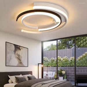 Plafondlampen modern design aluminium led kroonluchters verlichting woonkamer slaapkamer cirkel ring armaturen luminaire