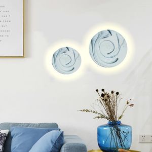 Plafonniers Moderne Disque Lampe LED Villa Éclairage Intérieur Restaurant Creative Salon Mur Chambre Chevet