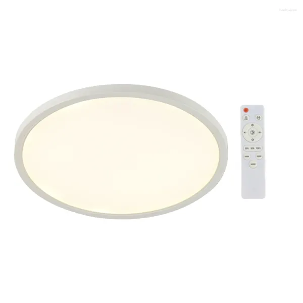 Plafonds Loulanges Modern Embedded Dimmable Remote Control Panneau LED Panneau léger Toniation pour la chambre à coucher Balcon de cuisine Étude