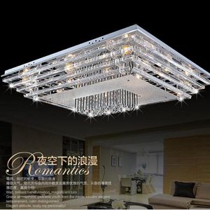 Plafonniers Moderne Mode Cristal Lampes LED Lampe Salon Luminaire Chambre Éclairage K9 Maison