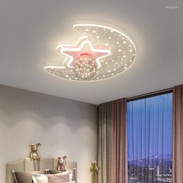 Luces de techo Modernas luces LED doradas / azules / rosadas Lámparas de oficina para niños Estudio Dormitorio Deco Iluminación de superficie