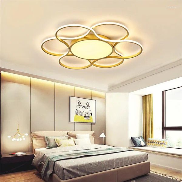 Luces de techo lámparas modernas personalidad sala de estar creativa atmósfera en el hogar