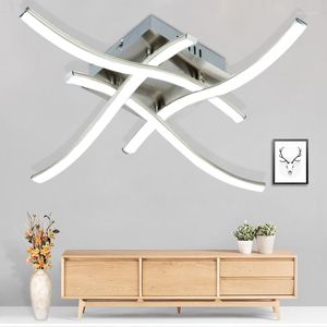 Plafondlampen moderne LED 3 of 4 licht 21W/28W 3000K 6500K gevorkt gevormd voor keuken slaapkamer decor nacht