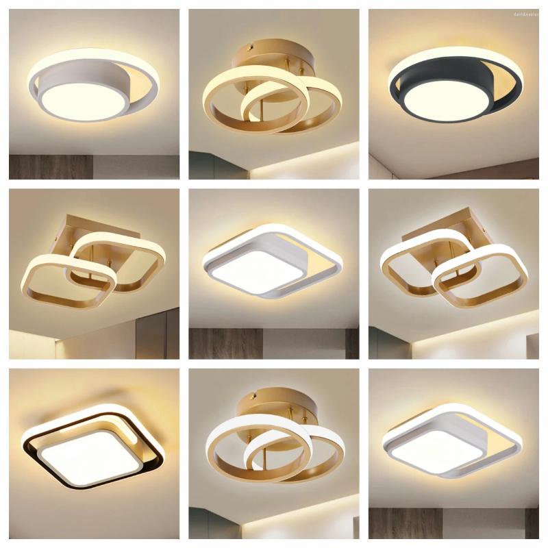 Taklampor Modern LED -gång ljus Bedside Spiral Night Porch Entrane Lamp för vardagsrummet Sovrumskorridor