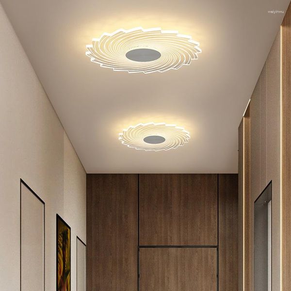 Plafonniers Moderne Led Allée Lumière Vestiaire Balcon Lampe Éclairage Intérieur Acrylique Décoration Maison Lustre Luminaire