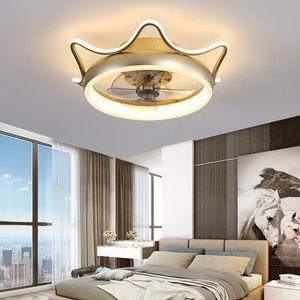 Plafonniers luminaires de chambre à coucher à LED moderne lampe AC85-265V Cafe El Ventils Éclairage
