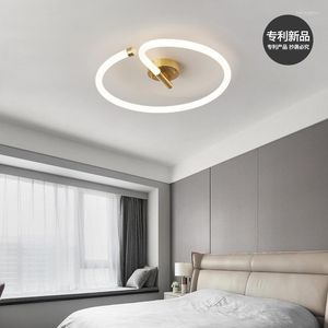 Luces de techo Modernas Luces de techo LED Sala de estar Estrellas para el hogar Lámpara Púrpura