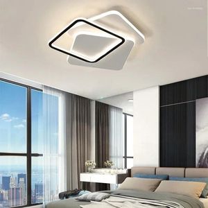 Plafondverlichting Moderne LED-kroonluchter voor woonkamer Eetkamer Slaapkamer Balkon Keukenlamp Indoor Home Decor Verlichtingsarmatuur Glans