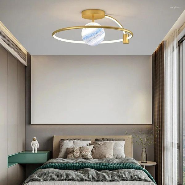 Plafonniers modernes LED nuage luminaires maison cuisine éclairage tissu lampe lustre