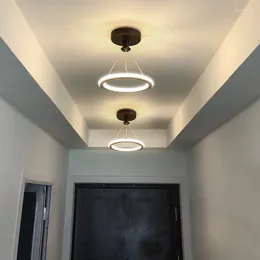 Plafonniers LED moderne couloir lumière pour salon salle à manger chambre Lampara Techo Luces Para Habitacion