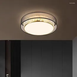 Plafondverlichting Moderne LED-kristallen lamp Luxe interieurdecoratie Slaapkamer Halarmatuur Creatief Geometrisch