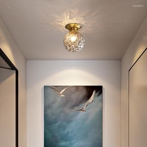 Plafondlampen moderne LED voor zolder Aisle Corridor Balkon Lampen Home Indoor verlichting Decorarmaturen Glas