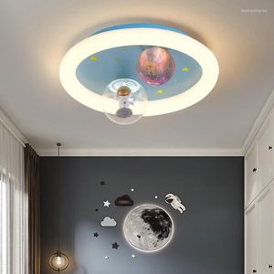 Plafonniers LED moderne pour bébé chambre garçons filles chambre dessin animé lampe de terre