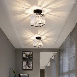 Plafonniers LED modernes pour couloir d'entrée lampes de balcon luminaires montés en Surface Lustres Lampadari Dero