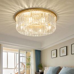 Plafonniers LED modernes pour salon chambre étude Lustre en cristal Plafonnier maison déco lampe Avize