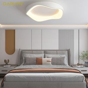 Plafondlampen moderne led voor woonkamer slaapkamer dineren dimbare witte grijze lamp indoor ronde sqaure armaturen lustres
