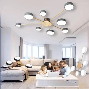 Luces de techo LED modernas para sala de estar, dormitorio, cocina, decoración, candelabros, lámpara interior para el hogar, luminarias de brillo, 110v, 220v