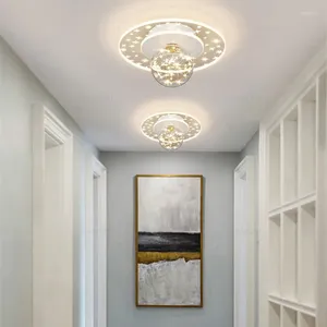 Plafonniers LED moderne lumière en verre pour porche escalier balcon chambre allée cuisine lustre décorations pour la maison luminaire lustre