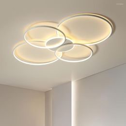 Plafondlampen moderne led indoor verlichtingslamp kroonluchter stepless dimmen met afstandsbediening voor woonkamer slaapkamer keuken