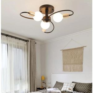 Plafondlampen Moderne LED Industrieel Ijzer Zwart/Gouden Scandinavische Minimalistische Woondecoratie Woonkamer Eetkamerlampen