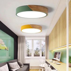 Plafondlampen moderne led -lamp voor slaapkamer woonkamer eetkamer gangpad macaron kroonluchter huisdecoratie interieur verlichting bebouwte glans