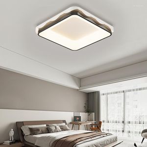 Luces de techo, lámpara Led moderna para dormitorio, sala de estudio, candelabro, decoración interior para el hogar, lámparas de iluminación, accesorios regulables con control remoto 90-260v