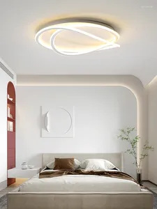 Plafoniere La moderna lampada a LED viene utilizzata per la sala da pranzo, la camera da letto, l'atrio, la cucina, la decorazione con telecomando a 3 colori, luce bianca dorata