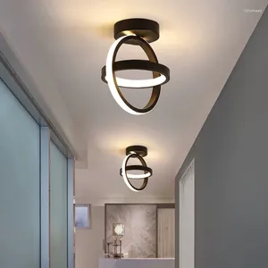 Louleurs de plafond lampe à LED moderne Lustre intérieur Lumière pour le couloir de salon