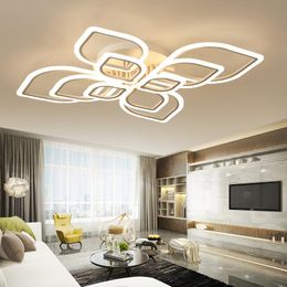 Luces de techo Lámparas Led modernas para sala de estar Dormitorio Comedor Luz acrílica Iluminación interior para el hogar WY513