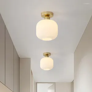 Plafondverlichting Moderne LED-lichtkroonluchterlamp voor woonkamer keuken slaapkamer hal entree studie eenvoudige glans binnenverlichting