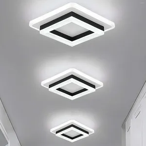 Luces de techo Lámpara de cobre LED moderna para la sala de estar de dormitorio Entrada nórdica Corredor Corredor Fixtura de decoración del pasillo