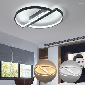 Plafondverlichting Moderne LED-lamp Halfronde cirkellamp voor woonkamer, eetkamer, slaapkamer, keukendecoratie