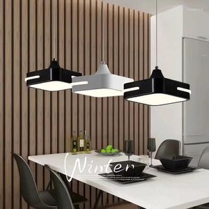 Plafondlampen modern led licht lampara woonkamer dineren