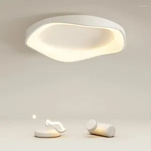 Plafonniers LED moderne minimaliste noir blanc gris lampes en forme de fleur pour salon salle à manger chambre étude éclairage
