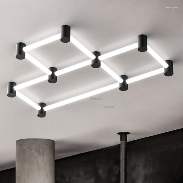 Plafonniers Moderne LED Éclairage Bureau Luminaires Lampes Pour Salon Minimaliste Décor À La Maison Cuisine Accessoires