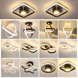 Plafonniers LED moderne LED salon couloir des plats du couloir pour les luminaires d'éclairage du couloir intérieur