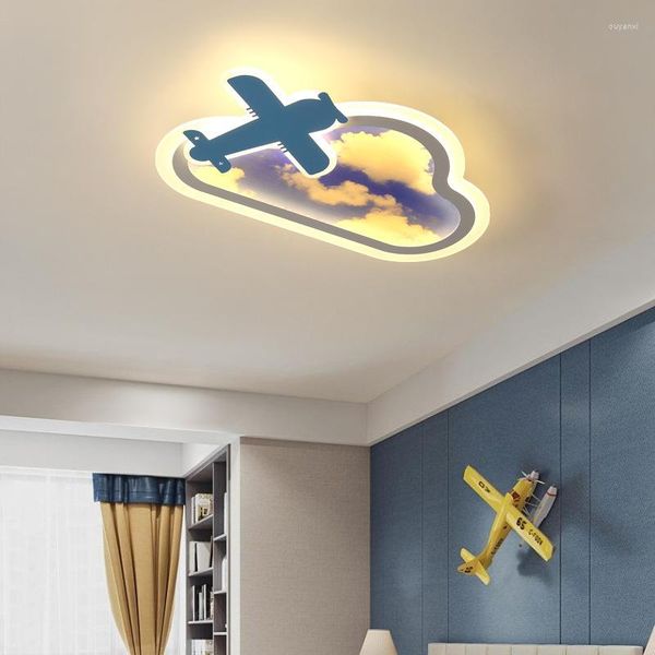 Luces de techo Moderna Led Luminaria De Teto Decoración nórdica Verlichting Plafond Lámpara de bebé Accesorio retro