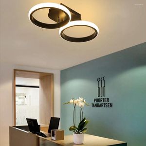 Plafonniers LED moderne nord européen hall d'entrée lampe durable multifonctionnel minimaliste pour escalier porche balcon