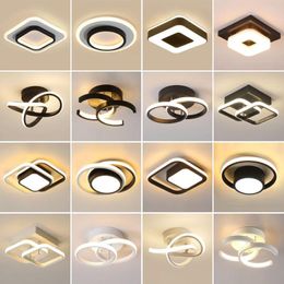 Plafonniers Moderne LED Abat-Jour Pour La Maison Couloirs Couloir Froid Chaud Luminaire Mur Lampes Salon Chambre Éclairage