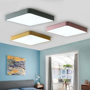 Plafondlampen modern minimalistisch LED -licht eenvoudig oppervlak ingebedde afstandsbediening dimmen lamp keuken woonkamer slaapkamer nebel