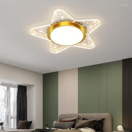 Plafondlampen moderne minimalistische led luxe woonkamer creatieve ster slaapkamer lamp planeet restaurant studie loft decor licht