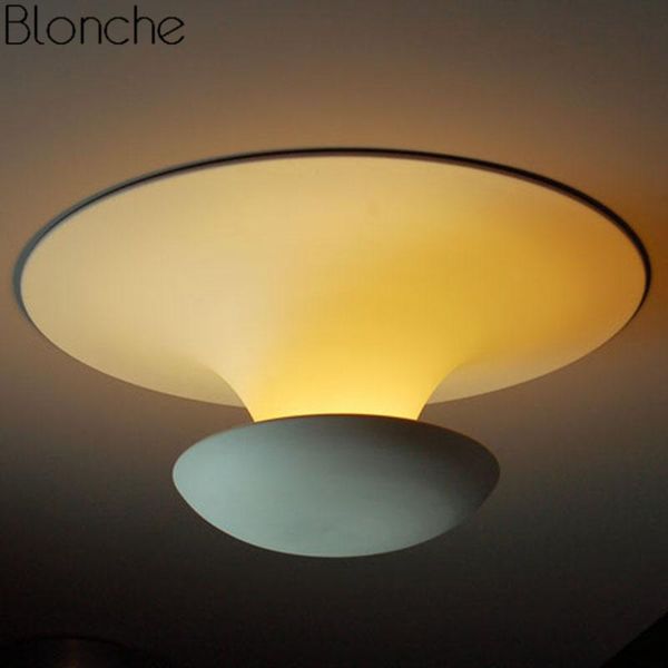 Plafonniers moderne nordique entonnoir Led/T Tube ampoule Surface lampe pour chambre cuisine escalier décor à la maison luminaires