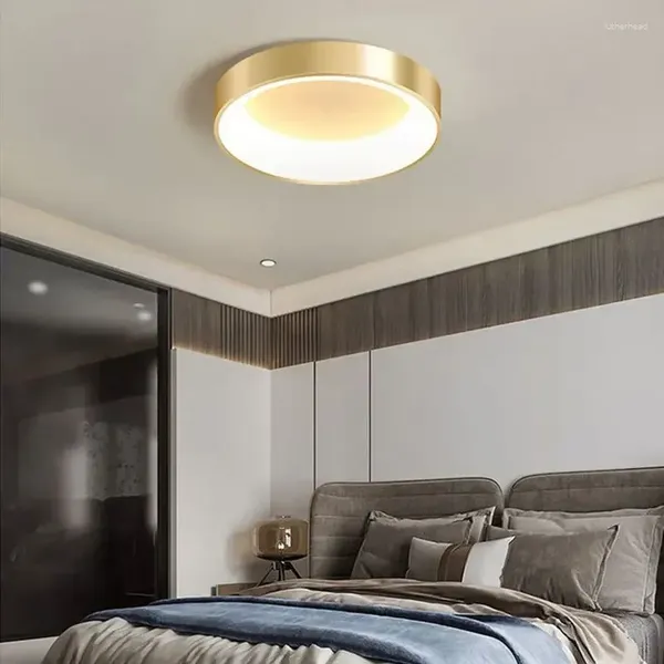 Louleurs de plafond Lampes LED nordiques modernes pour la chambre à coucher du balcon couloir couloir d'allumage intérieur décor de la maison Lampara